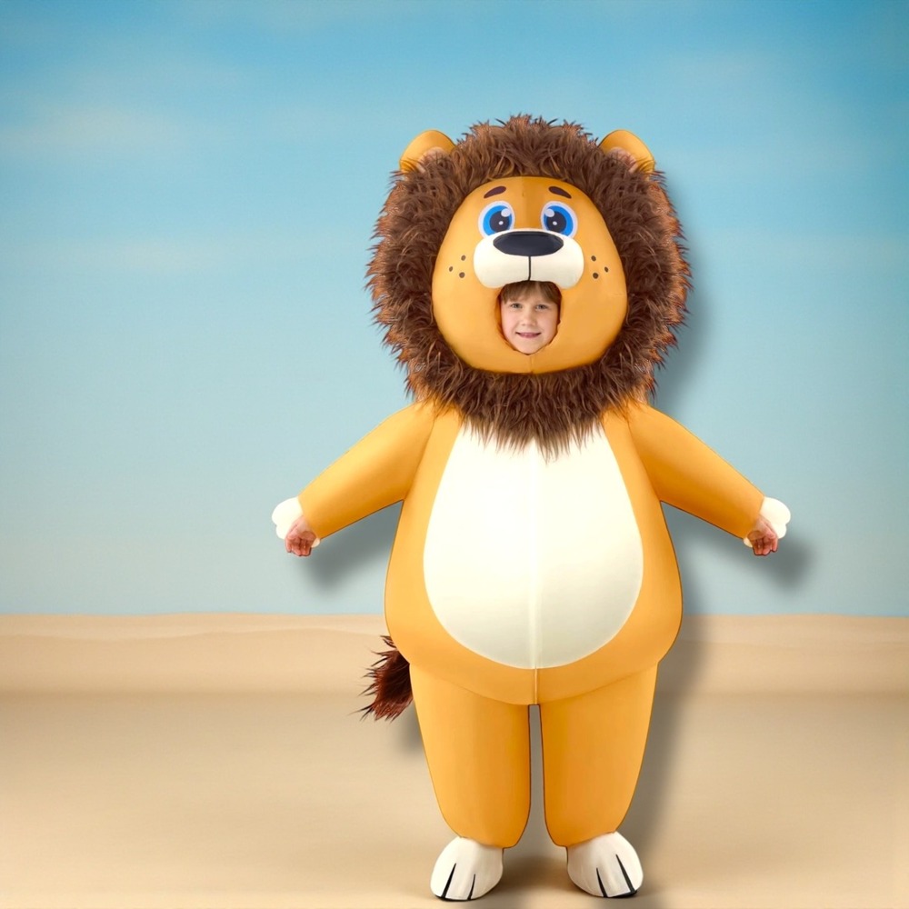 Spectacular Creations Full Body Inflatable Lion Costume‎ Child 7-10 Years